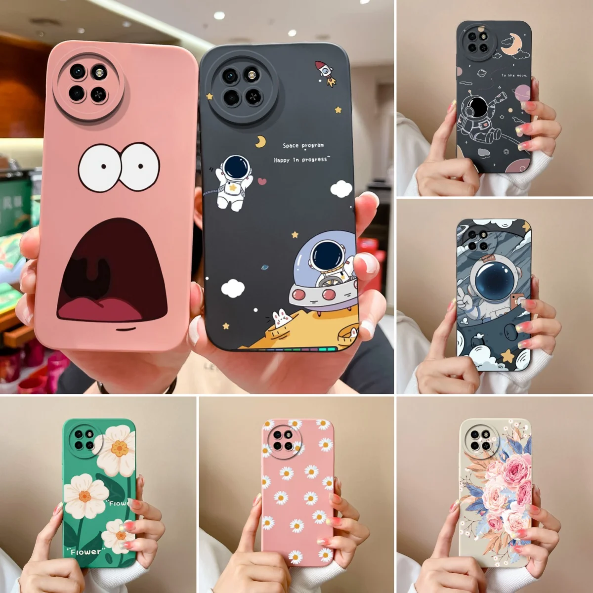 Flower Pilot Upgrade Liquid Silicone Camera Protection Back Cover Case
