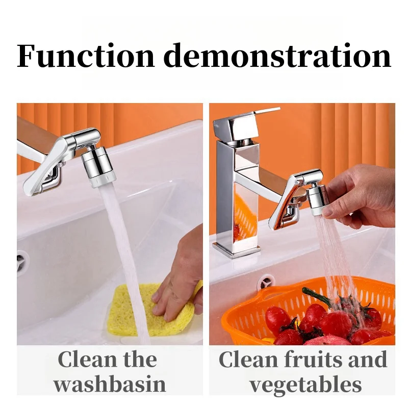 1440° rotatable faucet extension sprayer foaming sprayer faucet filter kitchen faucet kitchen accessories faucet accessories 3