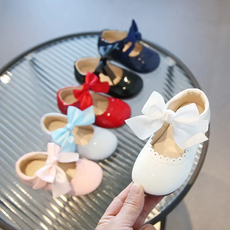 Little Girl Shoes Spring Autumn Children Princess Shoes Girls Oxfords Candy Colors Kids Soft Patent Leather leather shoes mary jane shoes girls shoes oxford shoes