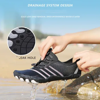 Oulylan Quick Dry Barefoot Upstream Hiking Wading Sneakers Swimming Climbing Shoes Water Shoes Men Women Beach Aqua Shoes 2