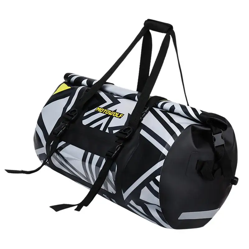 

Motorcycle Luggage Bag Expandable Motorcycle Travel Luggage Bag Industrial Grade Ballistic Nylon Tail Duffle Bag With Adjustable