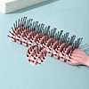 Men Plastic Vent Hair Brush Anti-static Comb Hairdressing Salon Barber Curly Hair Care Wig Styling Tool Comb Brush Massage Tool 4