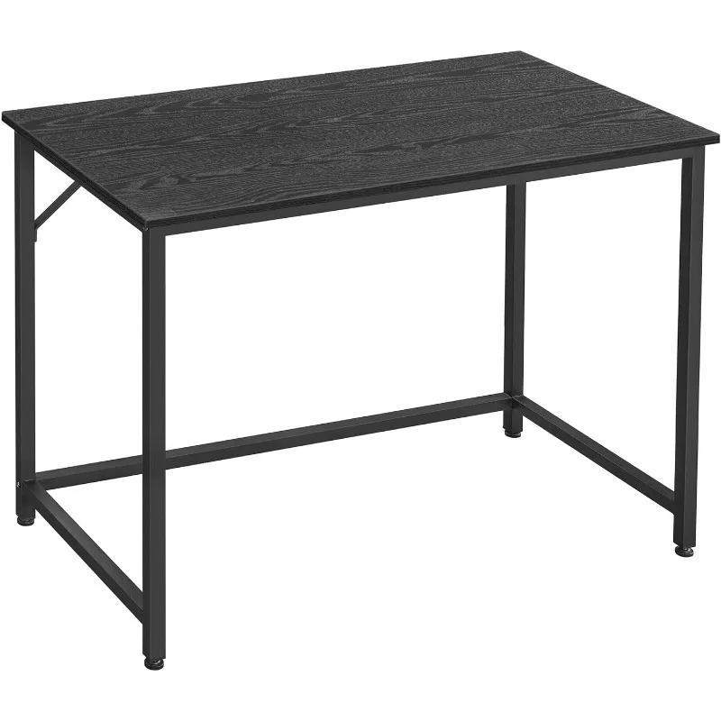 VASAGLE Computer Desk, Gaming Desk, Home Office Desk, for Small Spaces, 19.7 x 39.4 x 29.5 Inches, Industrial Style, Metal Frame beautiful metal serving cart silver saltoro sherpi 14 00 x 29 75 x 29 50 inches trolley cart bar trolley