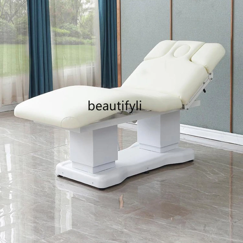 Multifunctional Electric Massage Therapy with Holes Tattoo Embroidery Body Beauty Massage Bed Beauty Salon Special