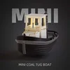 1/18 RC Mini Tugboat Model Kit 3D Printed Mini Coal Tugboat Model DIY Handmade Remote Control Ship Model Toy Collection 2