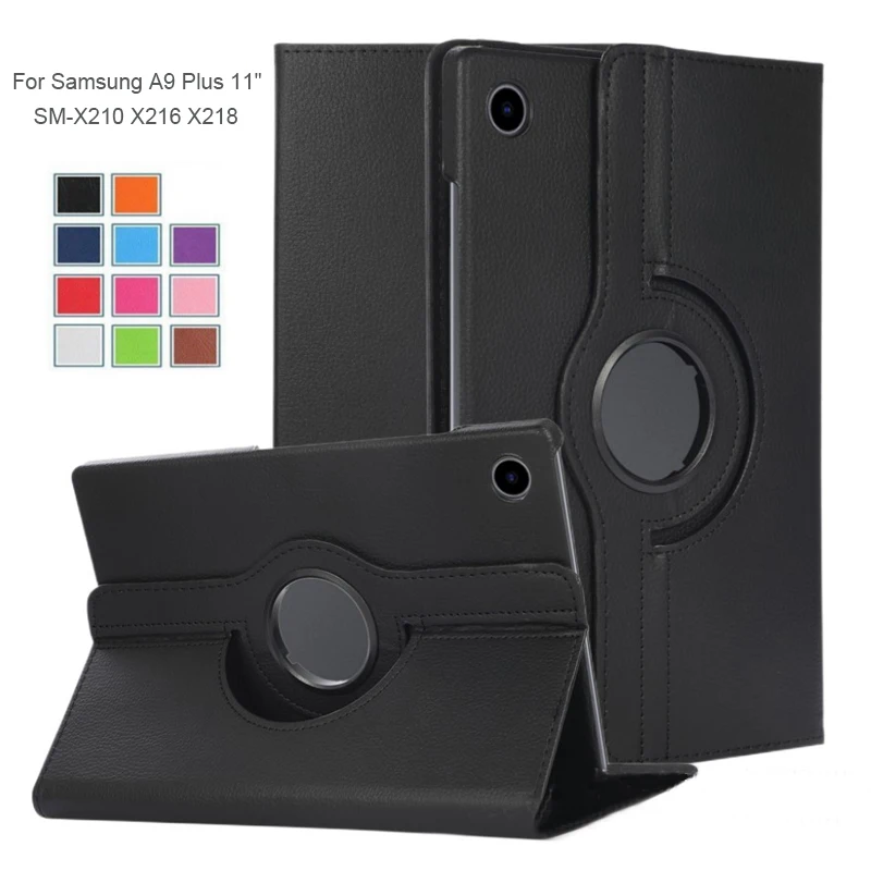 Estojo Rotativo para Samsung Galaxy Tab Capa para Tablet a9 Plus X210 X216b a9 8.7 s9 s7 s8 11 s6 10.5 s6 Lite 10.4
