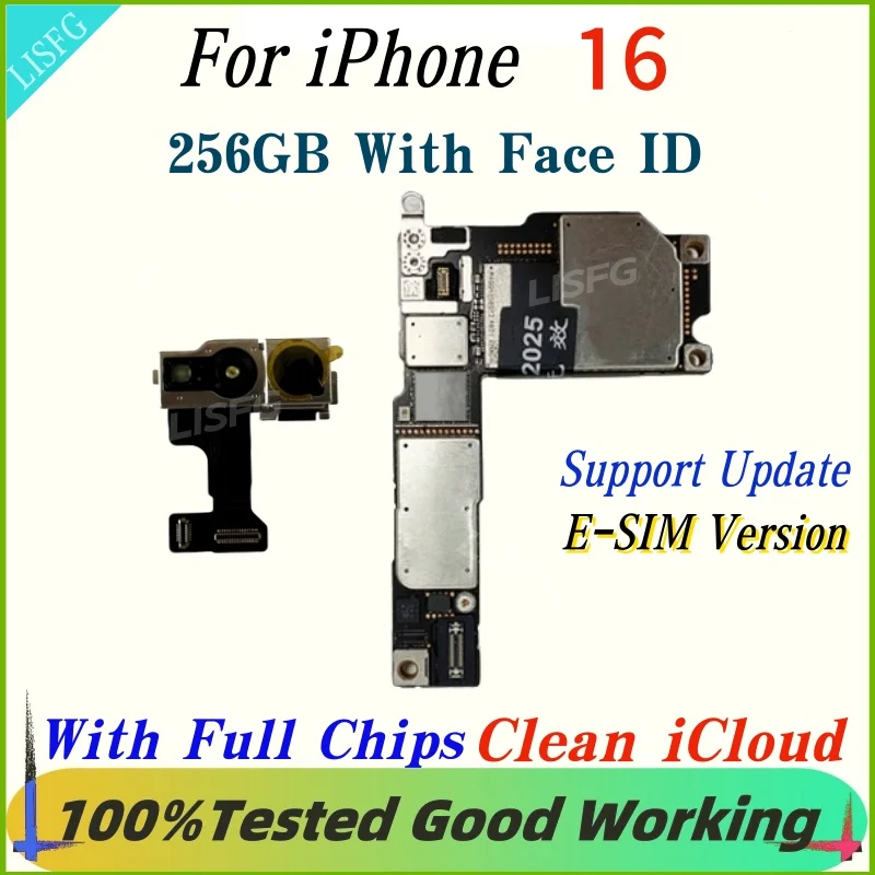 For iPhone 16/16 Pro/ 16 ProMax Unlocked Mainboard Authentic With