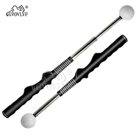 Rhythm Click Sound Telescopic Warm Up Golf Swing Trainer Correcting Gesturer Training Aid for Tempo Grip Strength Practice Stick 1