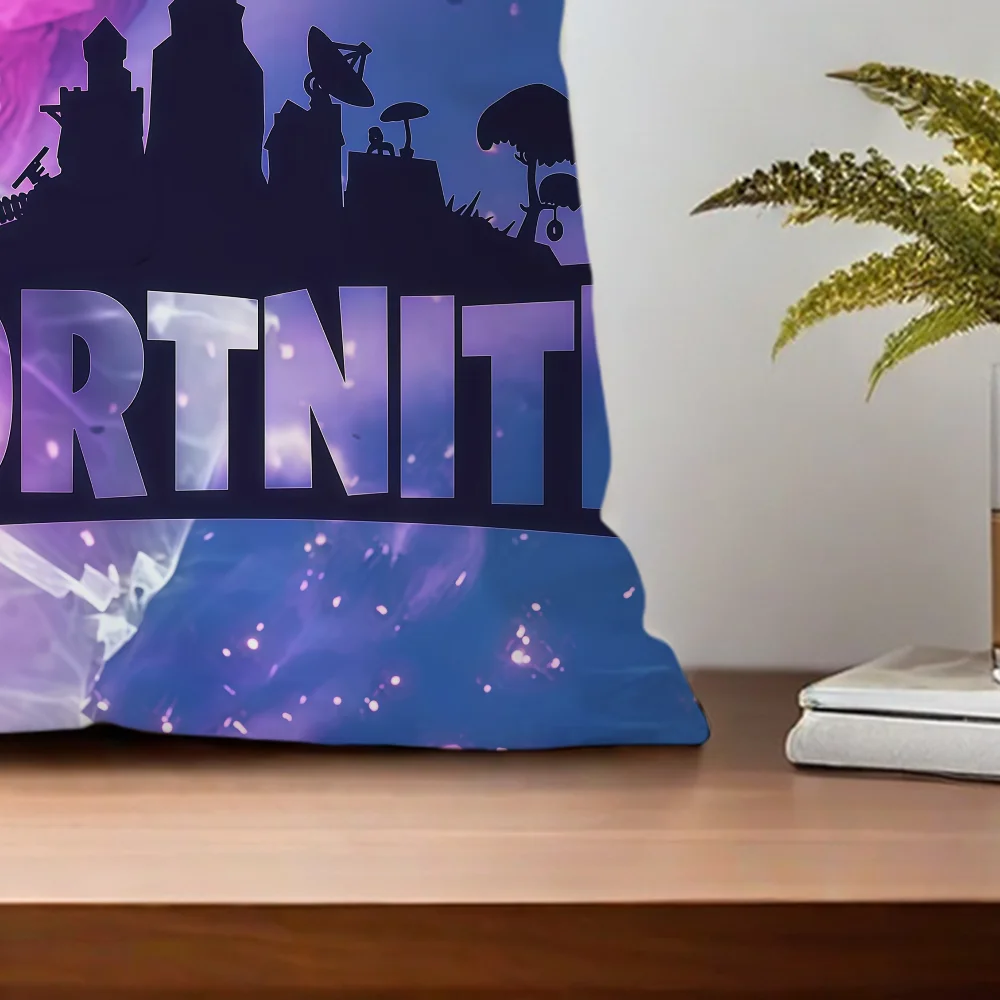 게임 F-FORTNITE 쿠션 커버 베개 인쇄용 소파 장식 홈 카룸 커피숍 사무실 북유럽 심플리티