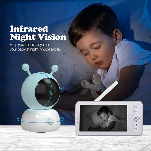 Baby Monitor Babyphone Security Video Camera 4