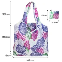 Sac de courses pliable imprimé léopard de grande capacité pour femme – Fourre-tout réutilisable pour un usage quotidien et les voyages 5