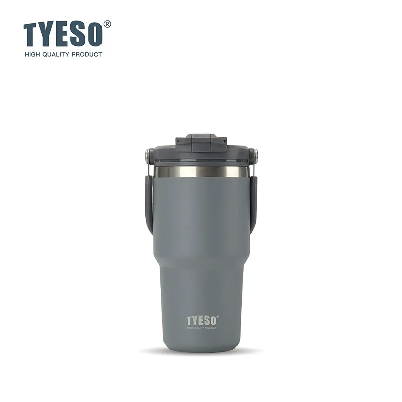 Tyeso Premium Stainless Steel Insulated Travel Mug and Thermo Bottle