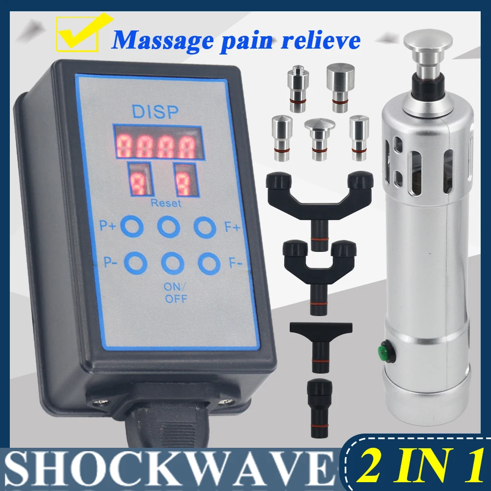 

Shockwave Therapy Machine 2 IN1 Chiropractic Tools For ED Treatment Portable Physical Shock Wave Body Muscle Relaxation Massager