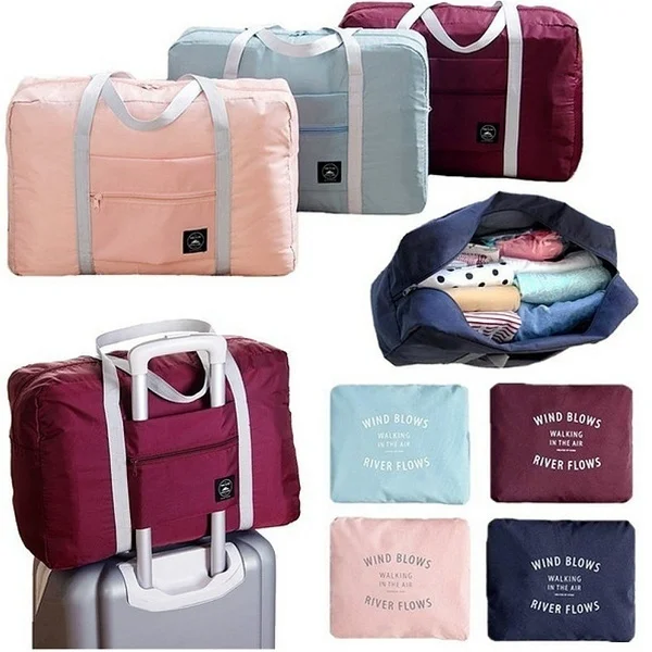 

2022 New Nylon Foldable Travel Bags Unisex Large Capacity Bag Luggage Women WaterProof Handbags Men Travel Bags Free Shipping