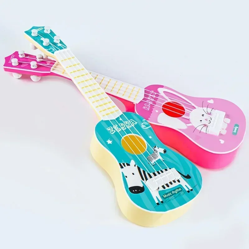 Kids Guitar Musical Instrument Ukulele Musical Montessori Toys for Children Learning Educational Toys Christmas Birthday Art Toy