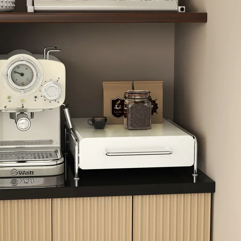 Capsule Coffee Display Rack Bar Ins Wind Table Top Tea Bag Storage Box Coffee Machine Base Drawer Storage Shelves