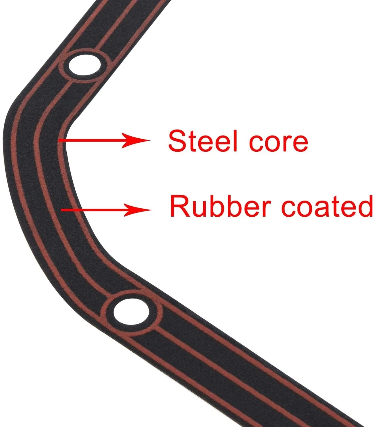 Rubber Gasket Car Differential Heat-resistant Housing Cover for Dana 44