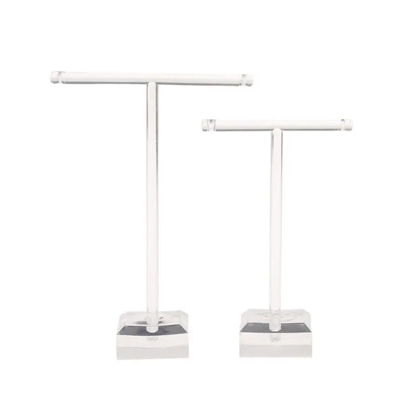 

2 Pcs/Set Earrings Shelf Jewelry Display Rack for T Shape Stand Show Charms Universal Professional Showcase Boutique