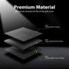 BBQ Cover, Waterproof Oxford Fabric with Reflective Strips, Anti-UV, Windproof & Rip-Proof, for Weber, Brinkmann, Char Broil 2
