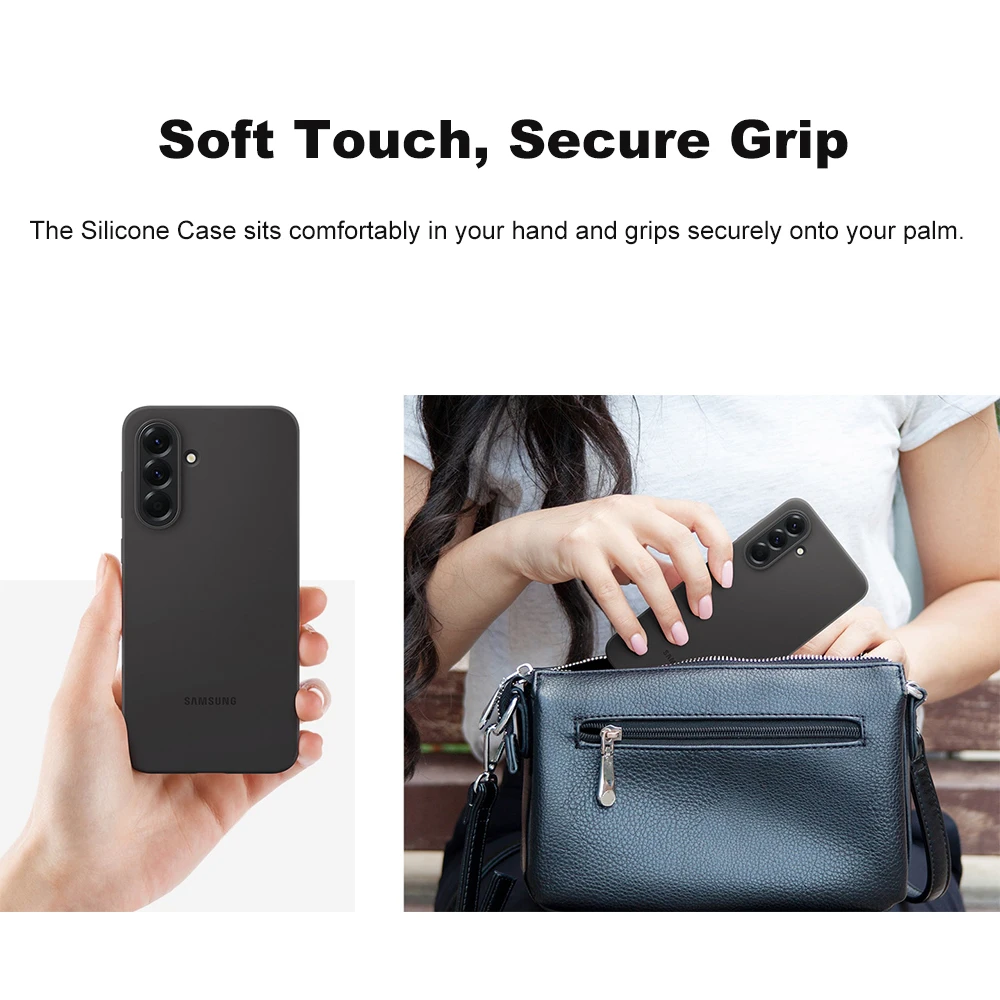 Premium Silicone Case - High Quality Soft Cover, Black
