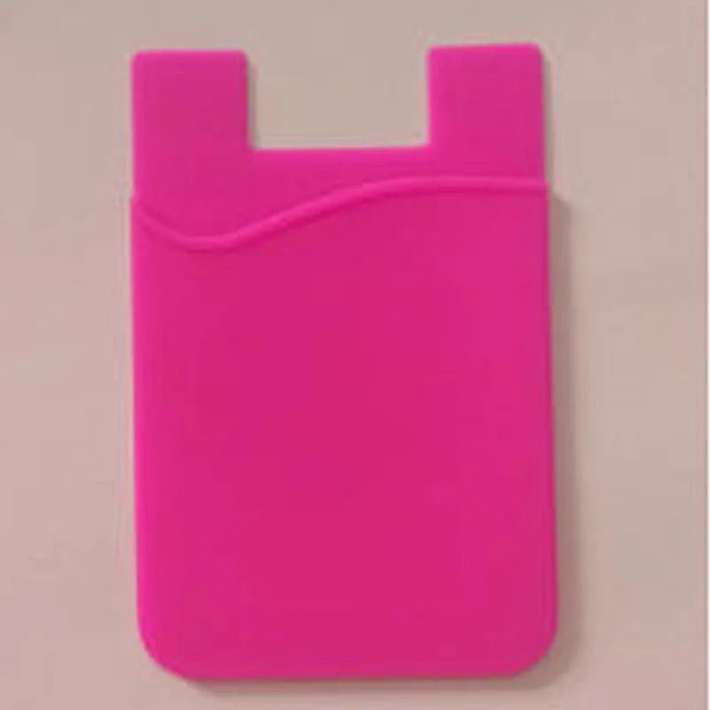 Silicone Adhesive Phone Card Holder - Portable & Creative Design