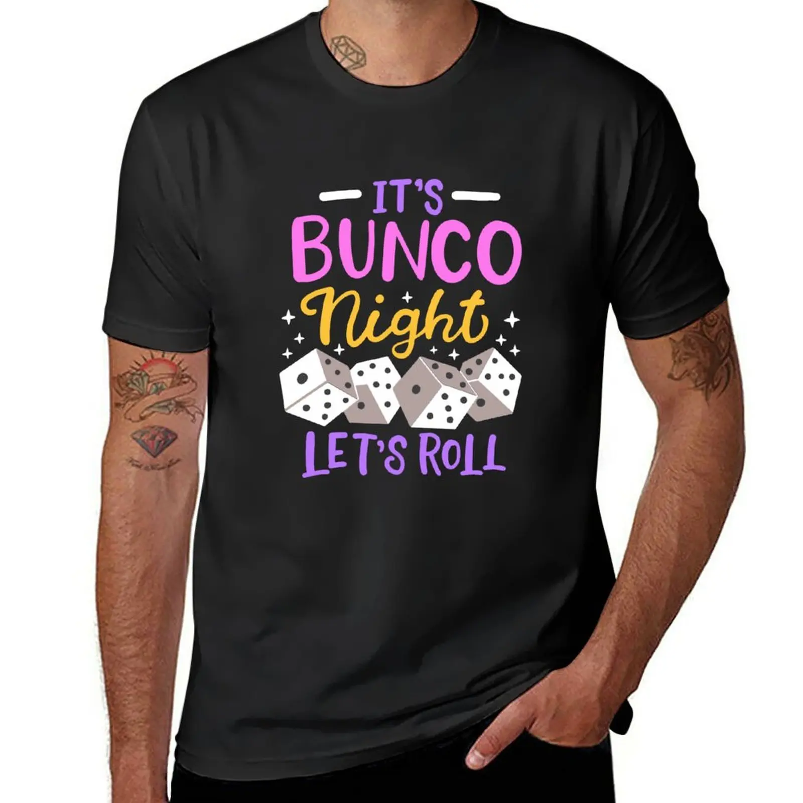 

New It's Bunco Night Bunco T-Shirt custom t shirts plain t-shirt funny t shirt men clothing