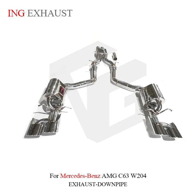 

ING Catback Electronic Valve Performance Exhaust Tube for Benz AMG W204 C63 Stainless Steel 304 Power Race Escape TOOLS system