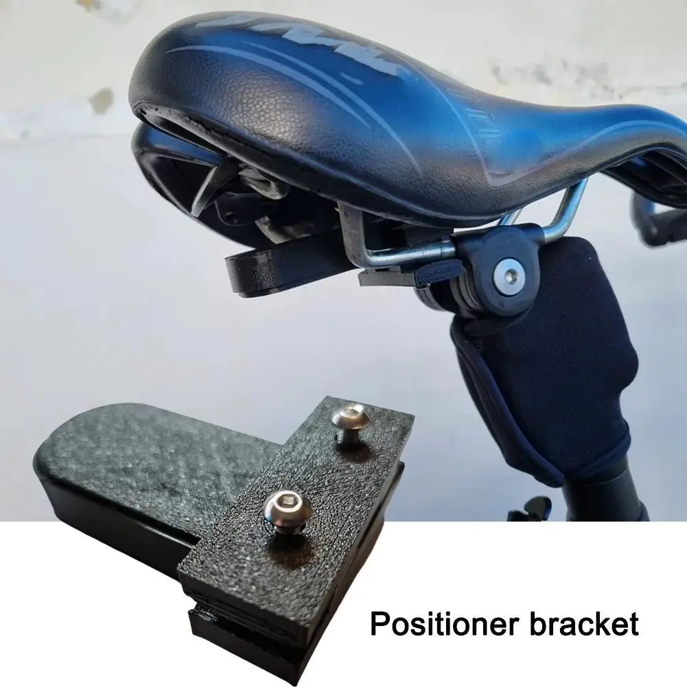 Support De Fixation Avant Pour Panier De Vélo - Attache Rapide (quick-release) En Métal Noir Robuste