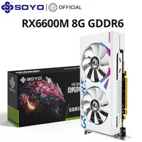 Оригинальная видеокарта SOYO RX6600M 8G GDDR6, HDMI-совместимый, DP PCIE 4.0, подходит для настольных игровых компьютеров 1