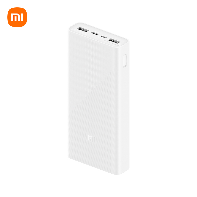 Xiaomi Power Bank 20000mAh 3 PLM18ZM 18W 2-Way Quick Charging USB C Portable Mi Powerbank 20000 External Battery Poverbank