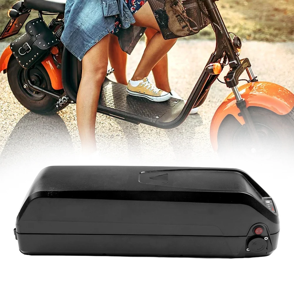 

E-Bike Battery Box Electric Bicycle Battery Case Box Case Large Capacity Li-lon Battery Plastic 367.5*90.3*89.5mm