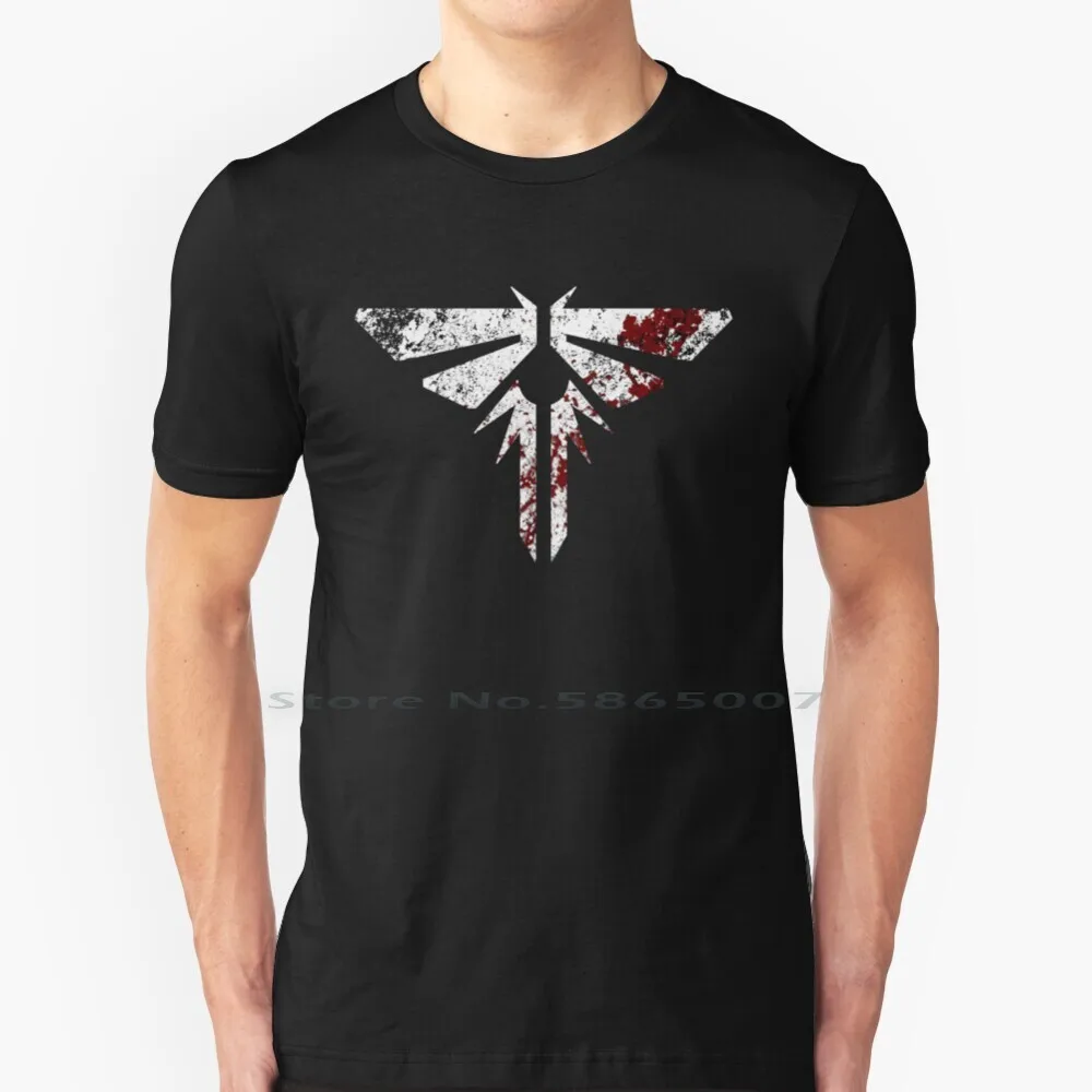 Футболка The Last Of Us 2-Firefly 100% хлопок Naughty Dog Playstation Ps3 Ps4 Fireflies Apocalypse Games Geek последняя из