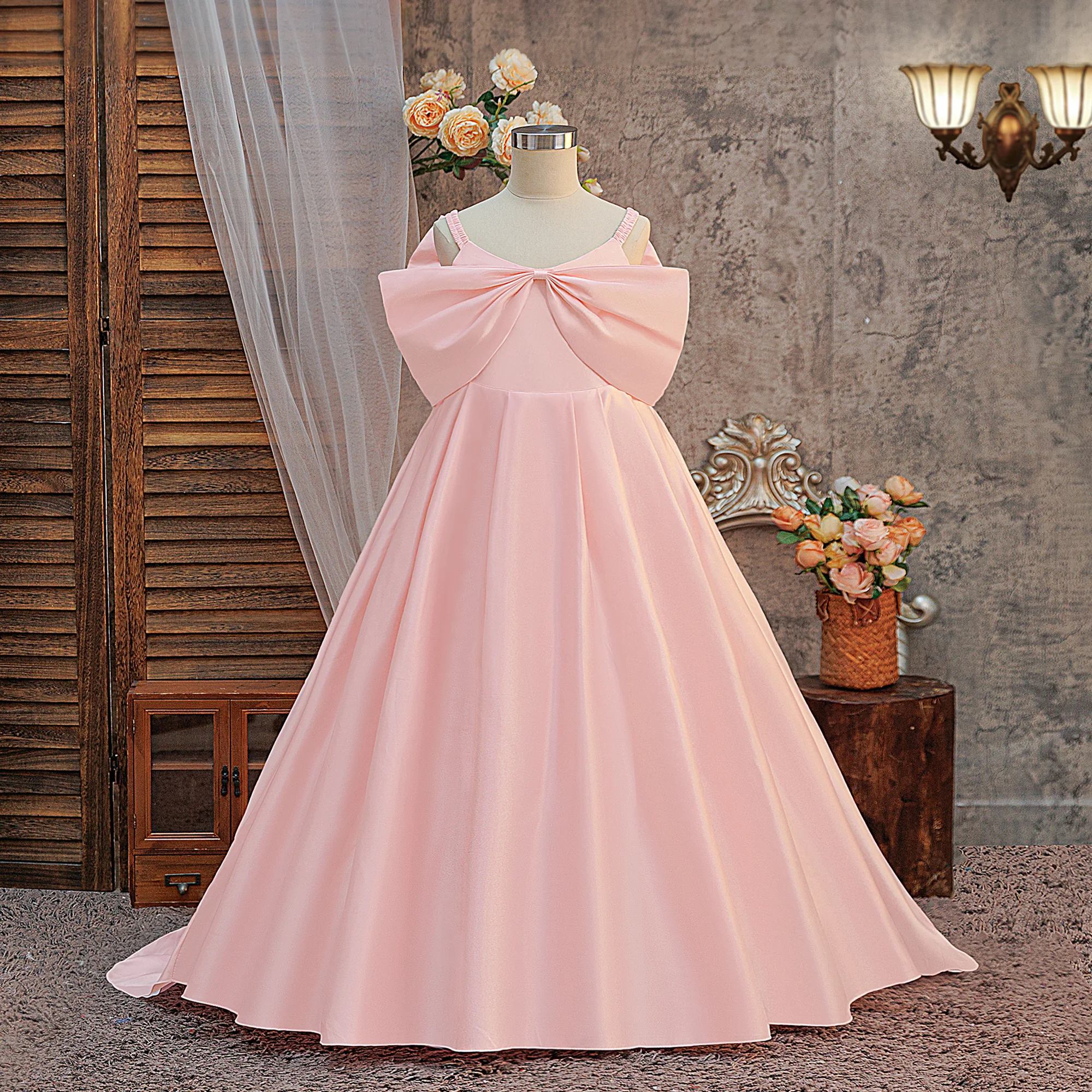pink gothic dress Halloween Gothic Lolita JSK, Sheer Rose Dress