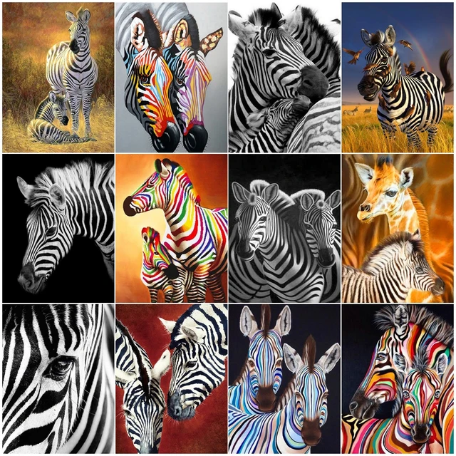 Best Deal for Diamond Painting Kits for Kids Zebra 5D Diamond Art