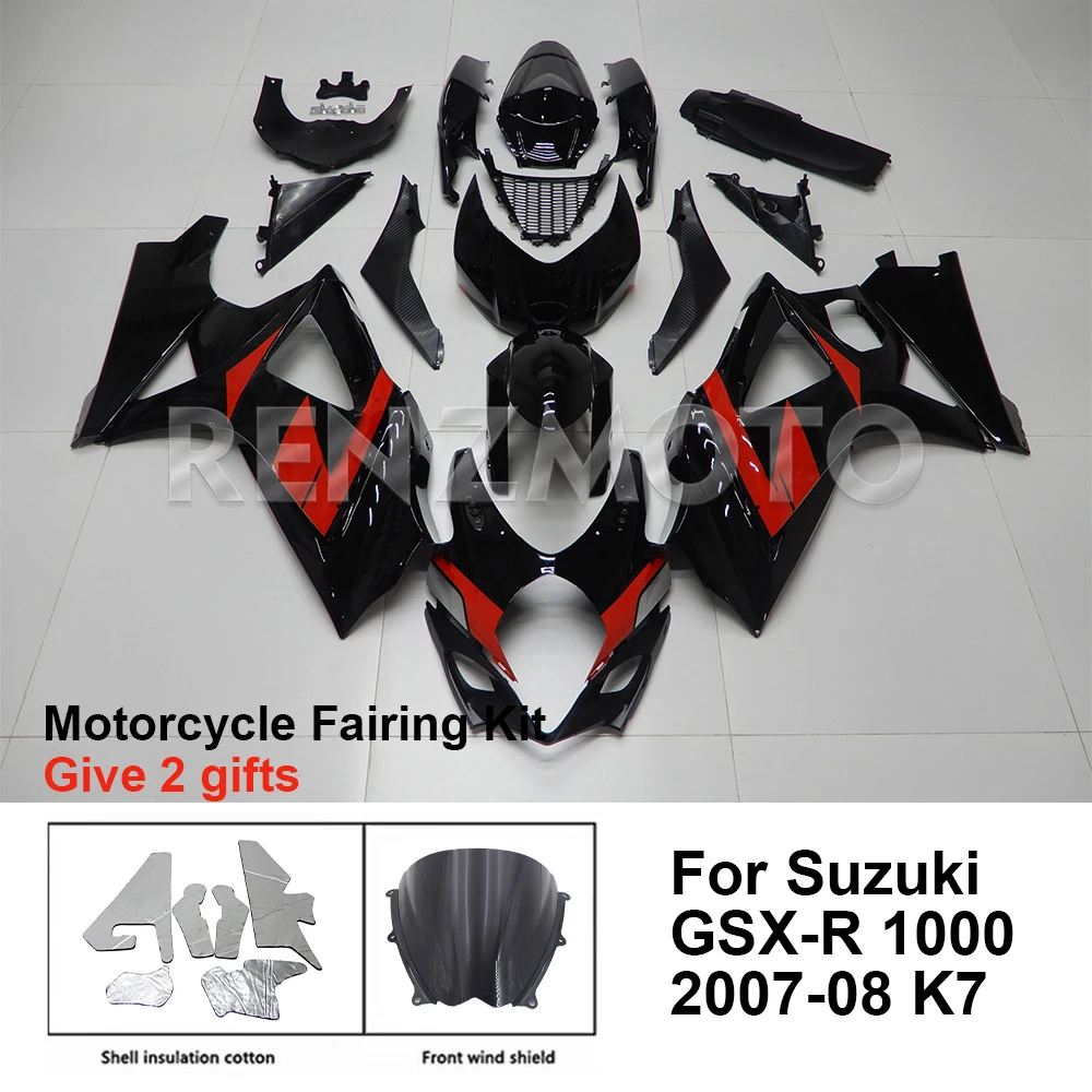 

Motorcycle Fairing Set Body Kit Plastic For Suzuki GSXR GSX-R 1000 2007-08 K7 Accessories Injection Bodywork S1007-115a