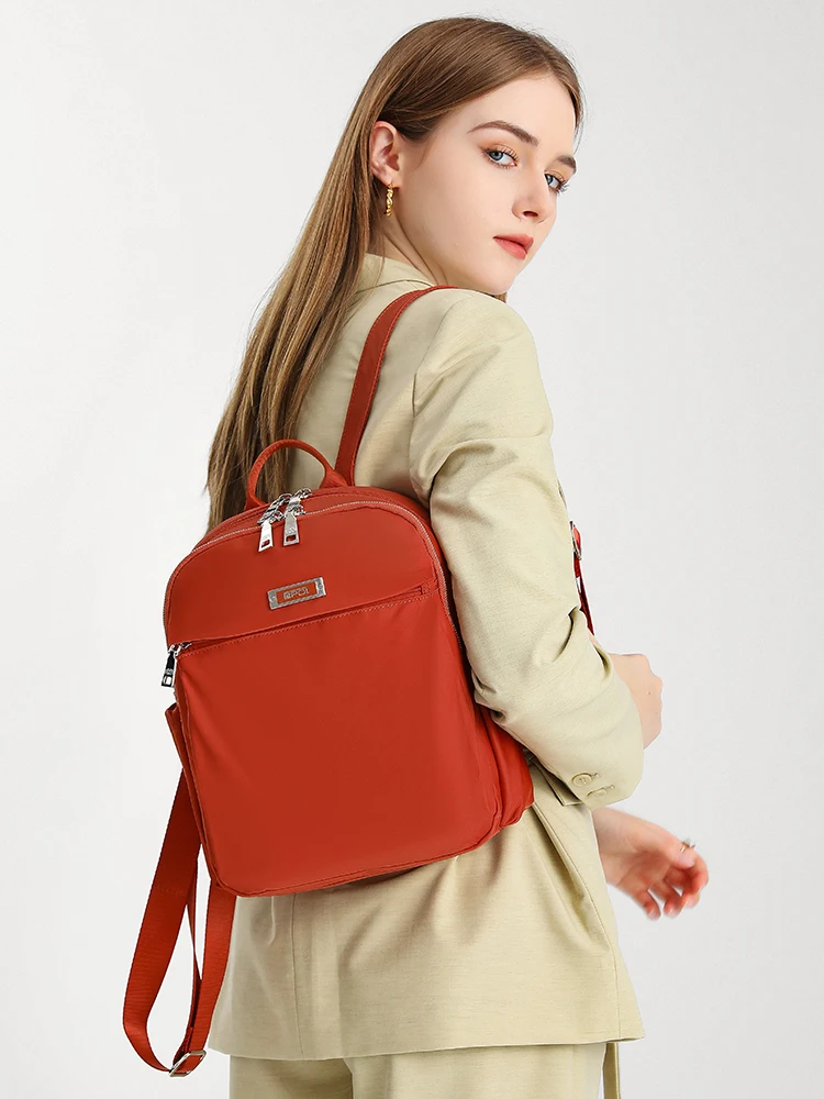 Fouvor 2023 Women Backpack Large Capacity Oxford Waterproof Computer Bag Fashion Outdoor Travel Canvas Bags School Bags 6026-12