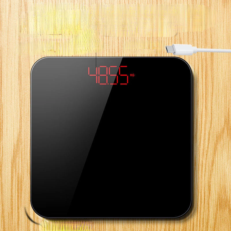Electronic Scale Weight Scale Body Weight Scale Electronic Scale Home Accurate and Durable Rechargeable Body Girl Small Smart