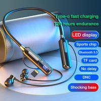 EARDECO Bluetooth Headphone Bass Wireless Headphones with Microphone Neckband Earphones with Sports Chip Steps Calorie Stopwatch - Image 2