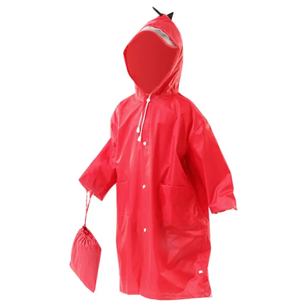 Kids Raincoat Waterproof Dinosaur Rain Jacket Boys Girls Rain Poncho Windbreaker Coat Hooded Coat capa de chuva infantil