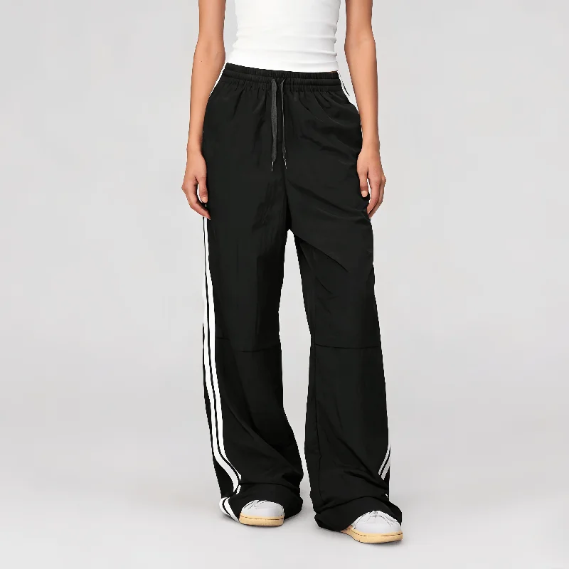 Women High Waist Slim Wide Leg Pants Elegant Breathable Casual Summer Trousers with Pockets Elegant Workwear and Daily Wear - 4