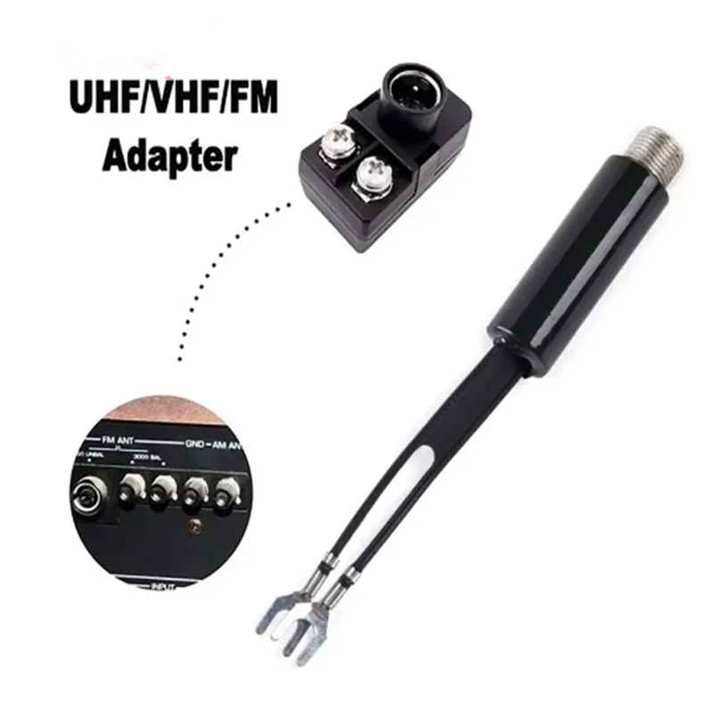 75 Ohm to 300 Ohm Matching Transformer Converter Adapter F Type Female Coax Connector Plug Jack 2/6/10/12pcs