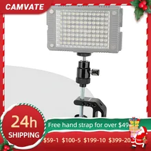 

CAMVATE Versatile C-Clamp Desktop Holder With Adjustable 1/4"-20 Ball Head Mount For Monitor/LED/Flashlight/Video Light Mounting