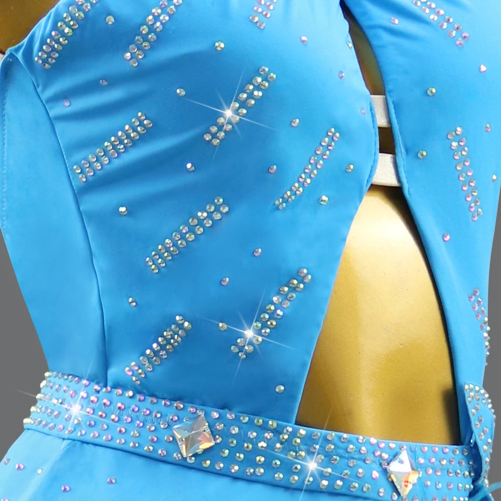 Latin Dance Ruches Jurken voor Dames Cha