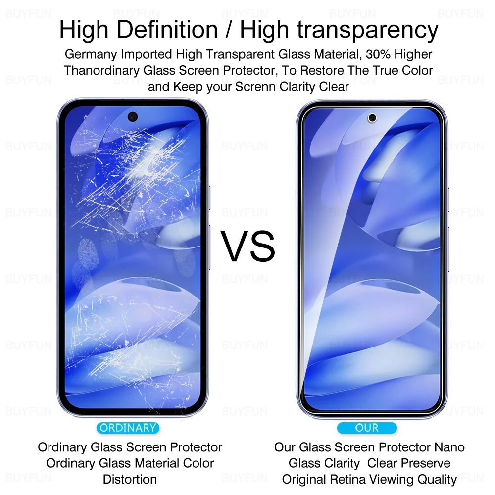 2-Pack Tempered Glass Screen Protector – High-Quality Clear Protection