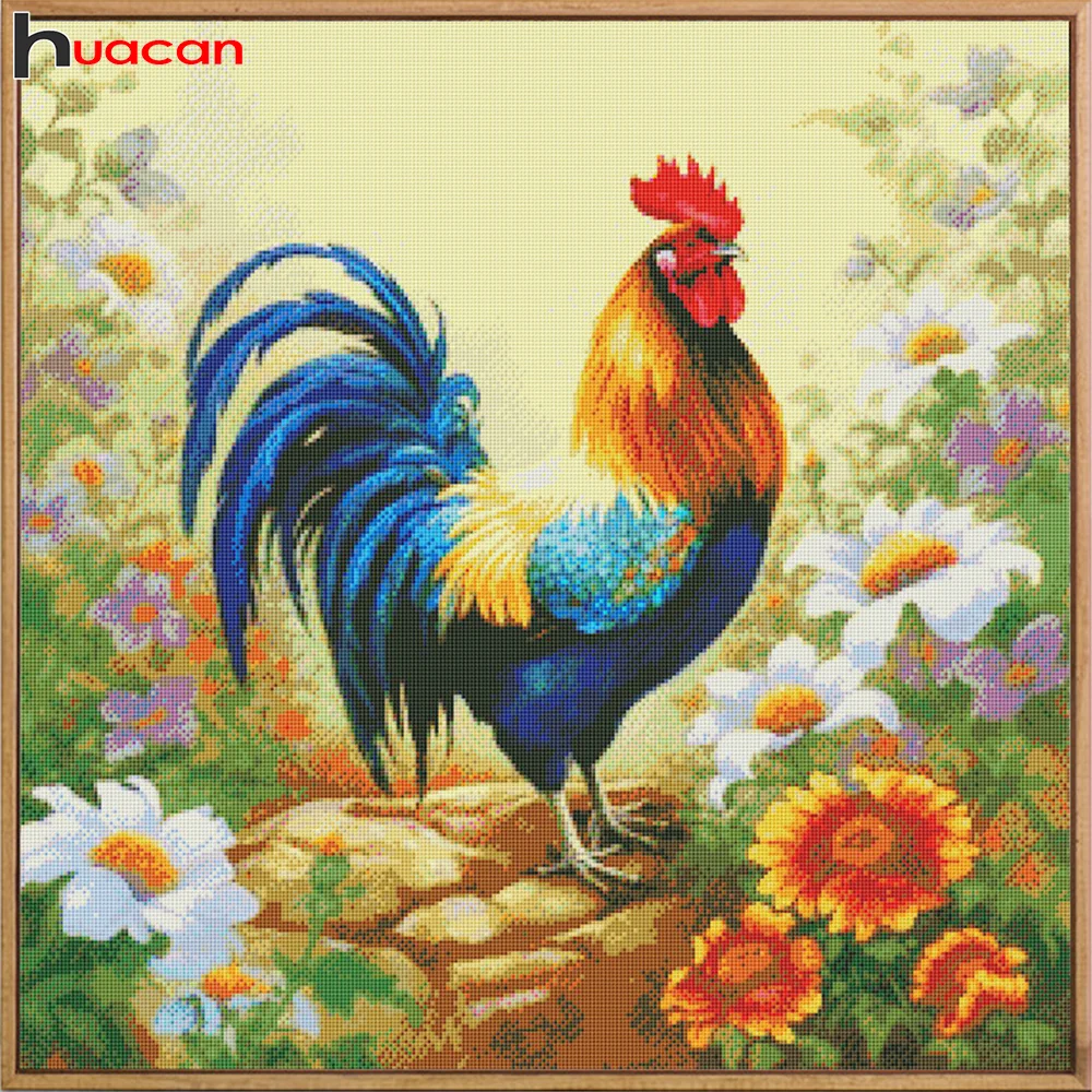 OWN4B Kit De Broderie Au Point De Croix Estampé, Motif Imprimé Papillons Violets 11CT 36,1 X 36,1 Cm (papillon