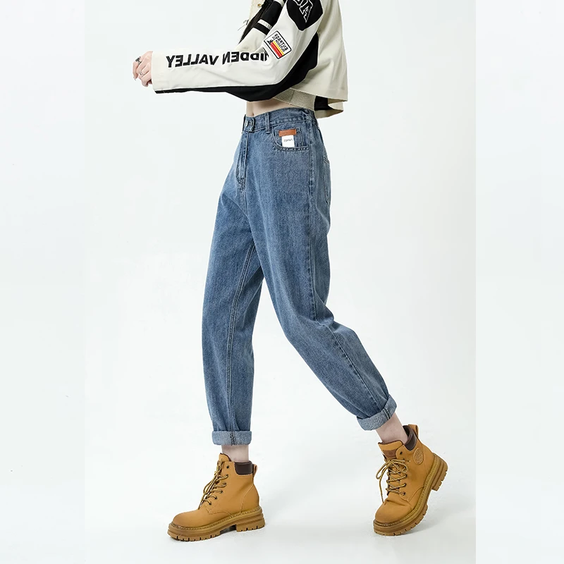 

Spring and Autumn 2022 Loose Harem Pants with A High Waist of Nine Points Roupas Femininas Baggy Hosen Y2k Women's Winter