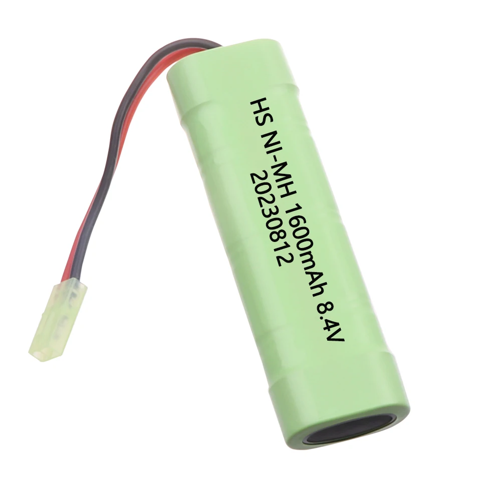 2PCS 7S 2/3A 8.4V 1600mAh NiMH Flat airsoft guns Battery