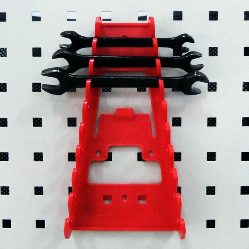 Wrench Spanner Sorter Holder Wall Mounted Tray Rack Storage Organizer Household Tool Organizer Rail Bracket Wrench tool organizer wrench organizer wrench holder