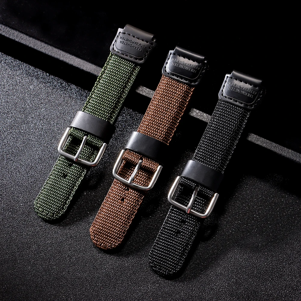 Nylon für Casio für F-91W W-800H Uhrenarmband SGW400 F91W F84 F105/108/A158/168 AE1200/1300 18mm Rindslederarmband Herren Damen Armband – Detail 13