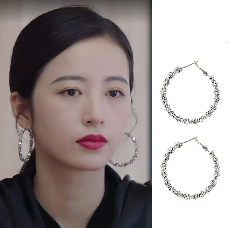 Zhou Yutong Same Ear Korean Dramas Tv Personality For Women Earrings Pendientes Brincos Ornament